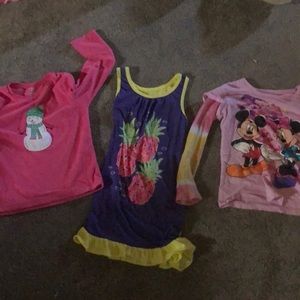 Girls PJ’s tops
